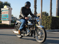 Mike Jongblood and his 1963 Velocette Venom Clubman
