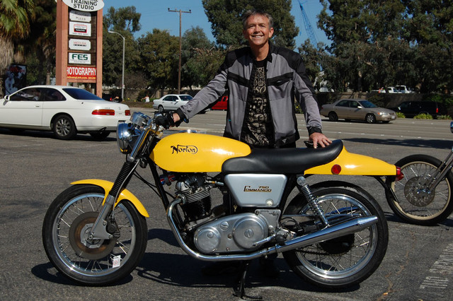 Geoff Soule and his 1971 Norton 750 Commando Fastback
