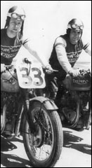 Ed Kretz, Jr. and Ed Kretz, Sr, Daytona 1955